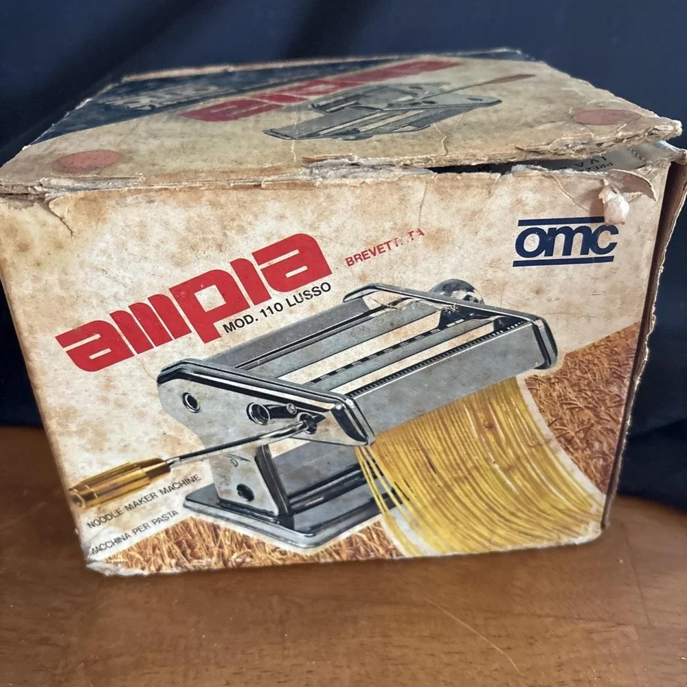 Vintage AMPIA Brevettata MODEL 110 Pasta Maker Tipo Lusso - Made in Italy